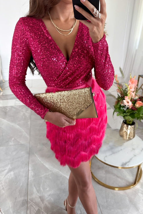 Stylish Ginger Cocktail Dress