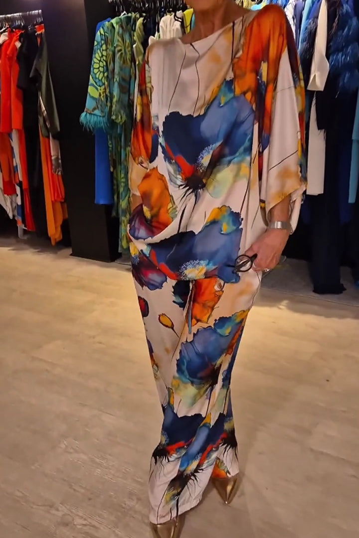 Chic Printed Women's Loungewear Set