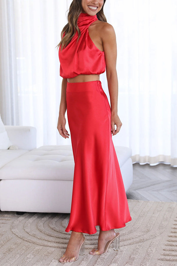 Inaia - Elegant Long Skirt Ensemble