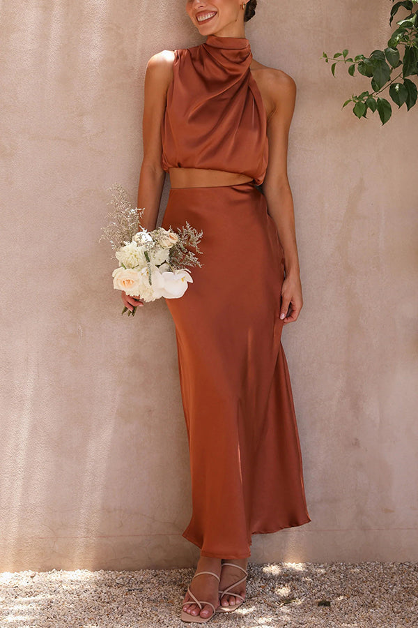 Inaia - Elegant Long Skirt Ensemble