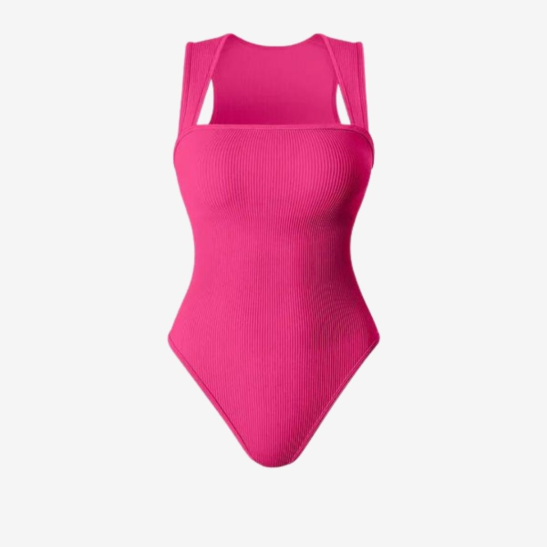 Square Neck Bodysuit Top