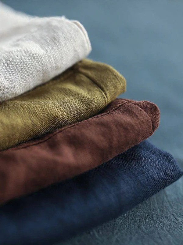 Women's Lapel Neck Casual Solid Color Long Sleeve Shirt