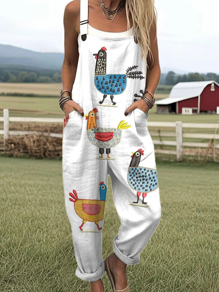 Diane | Playful Print Jumpsuit