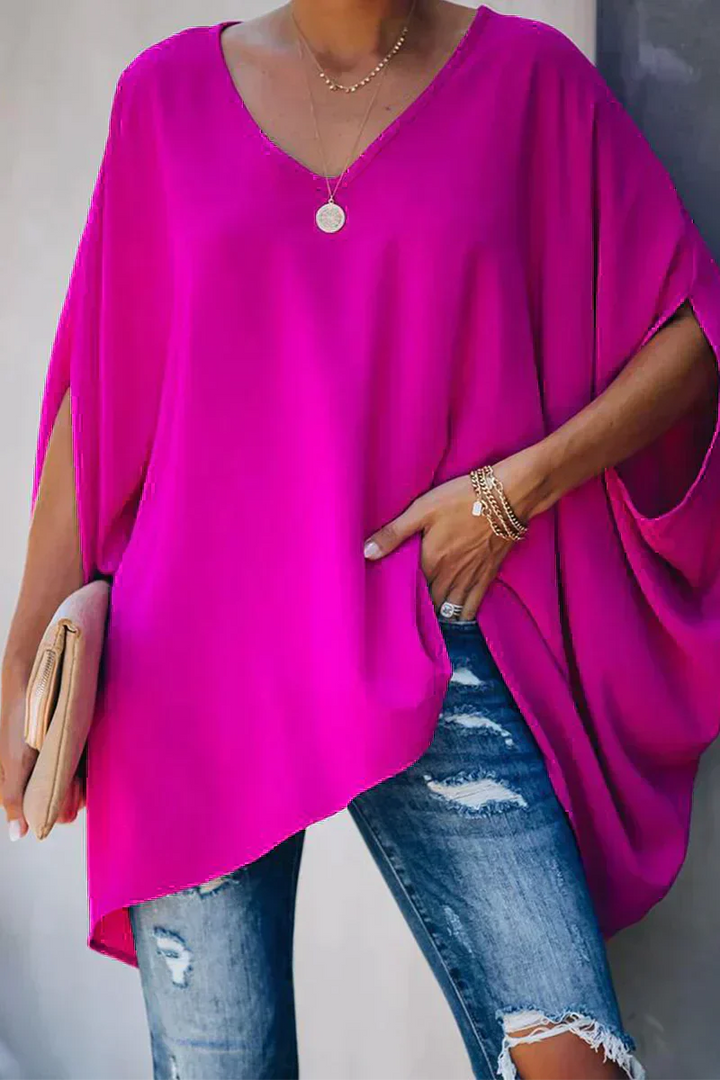 Stylish Relaxed-Fit Spring Blouse