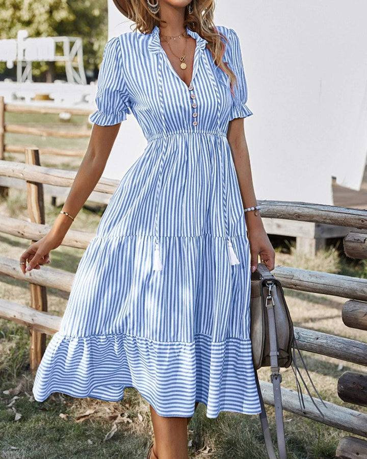 Sky Blue and White