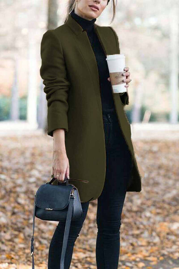 Stylish Stand-Up Collar Jacket