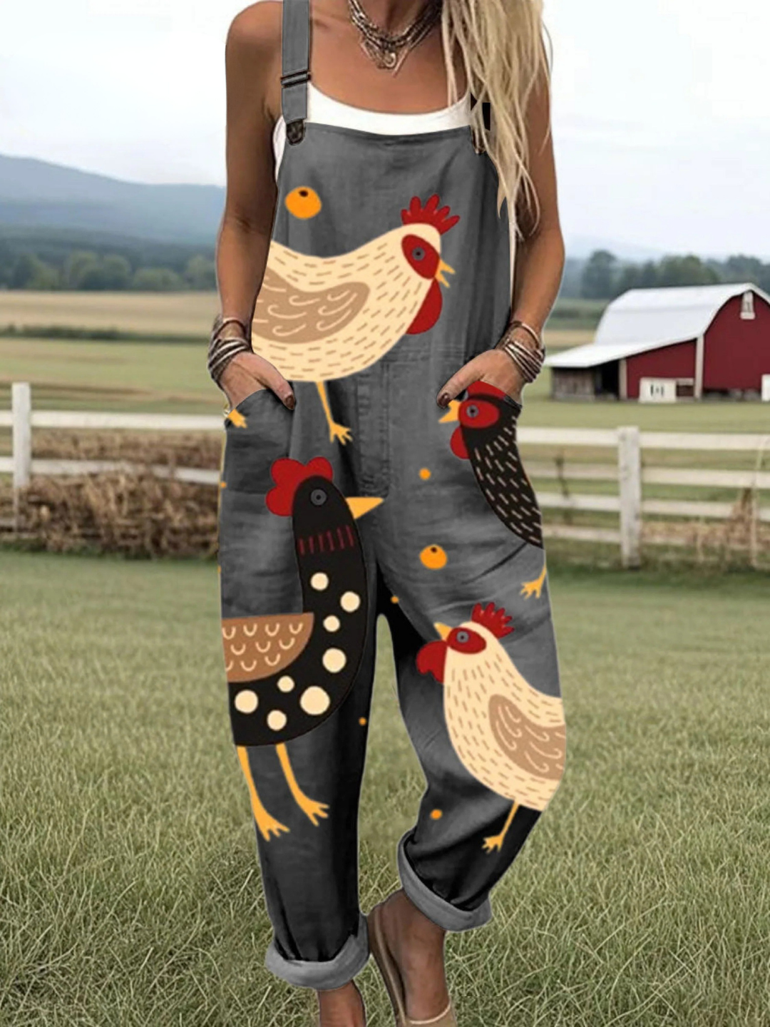 Diane | Playful Print Jumpsuit