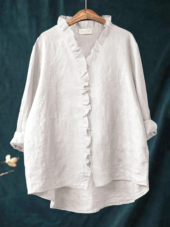 Women's Casual Ruffle Shirt