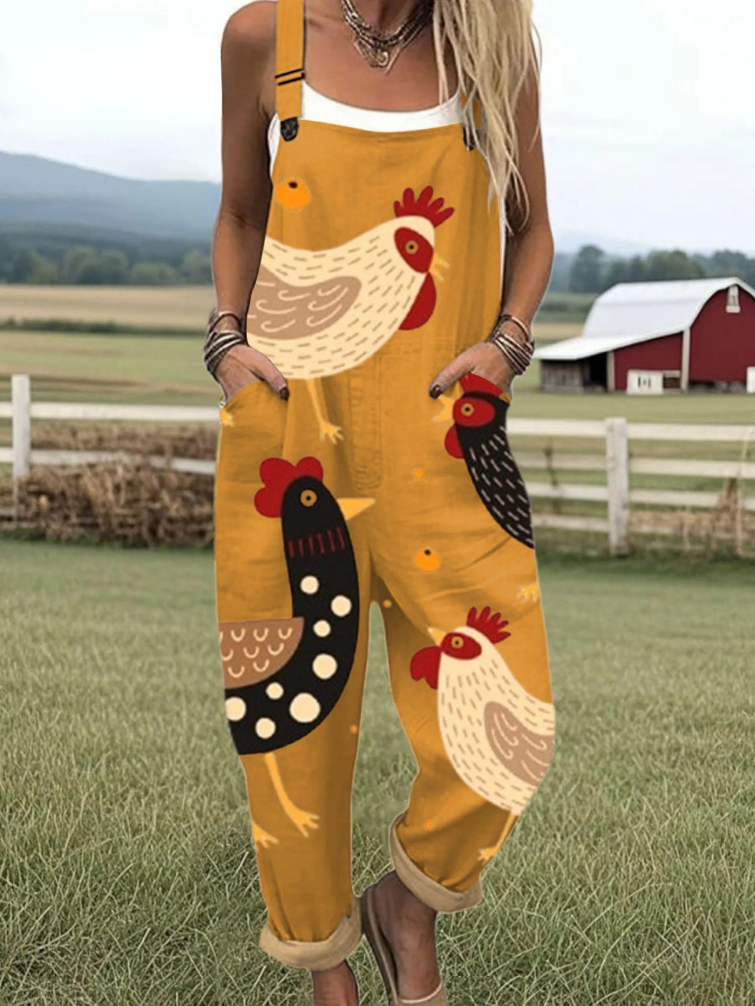 Diane | Playful Print Jumpsuit