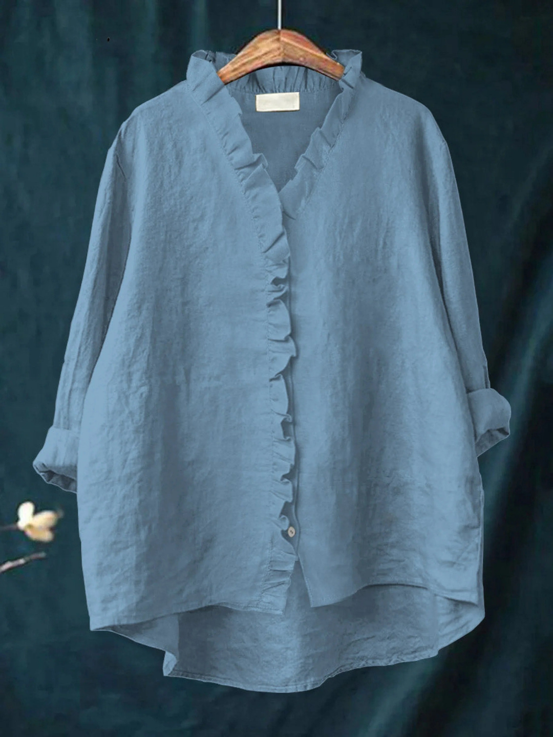 Women's Casual Ruffle Shirt