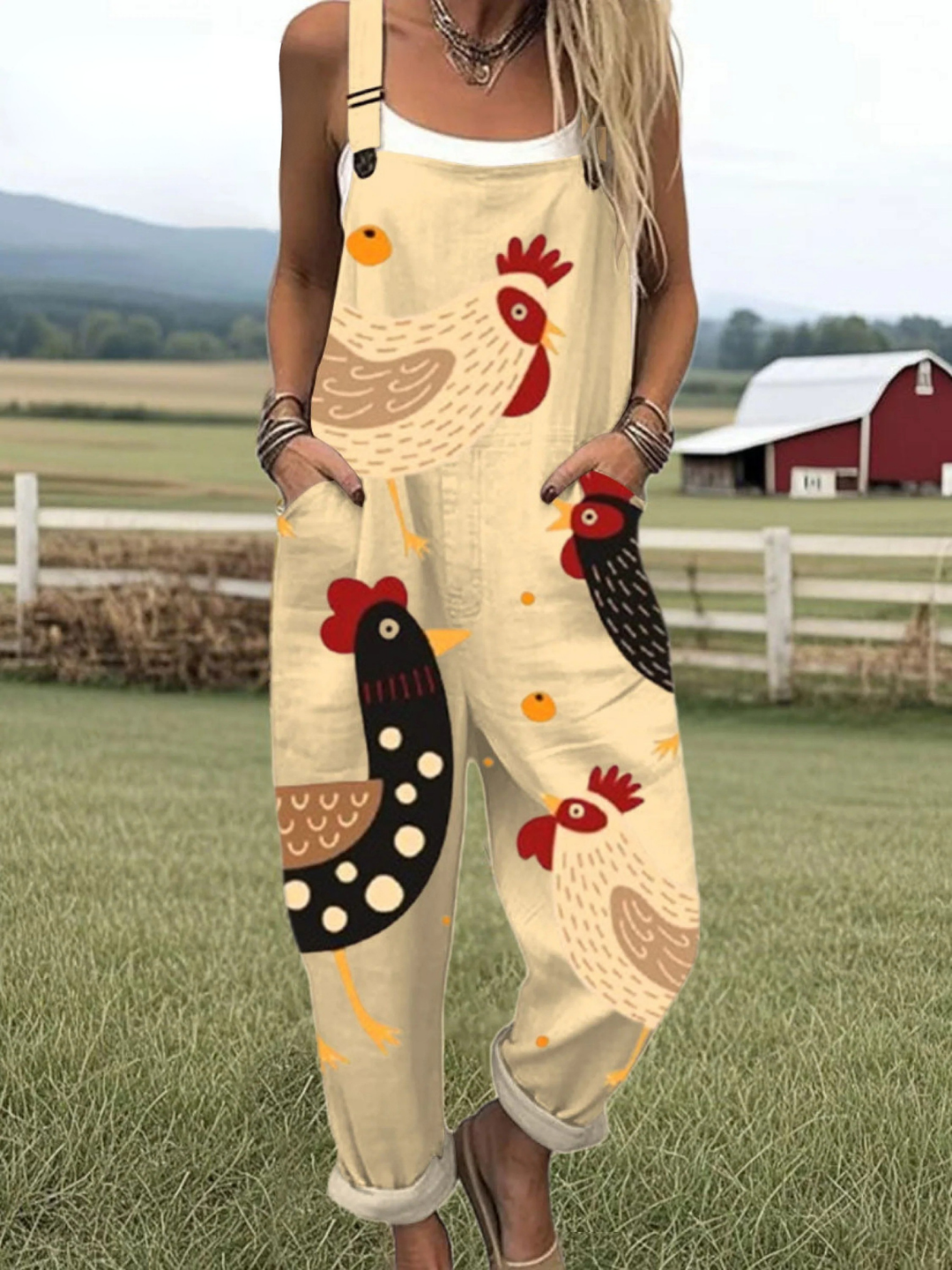 Diane | Playful Print Jumpsuit
