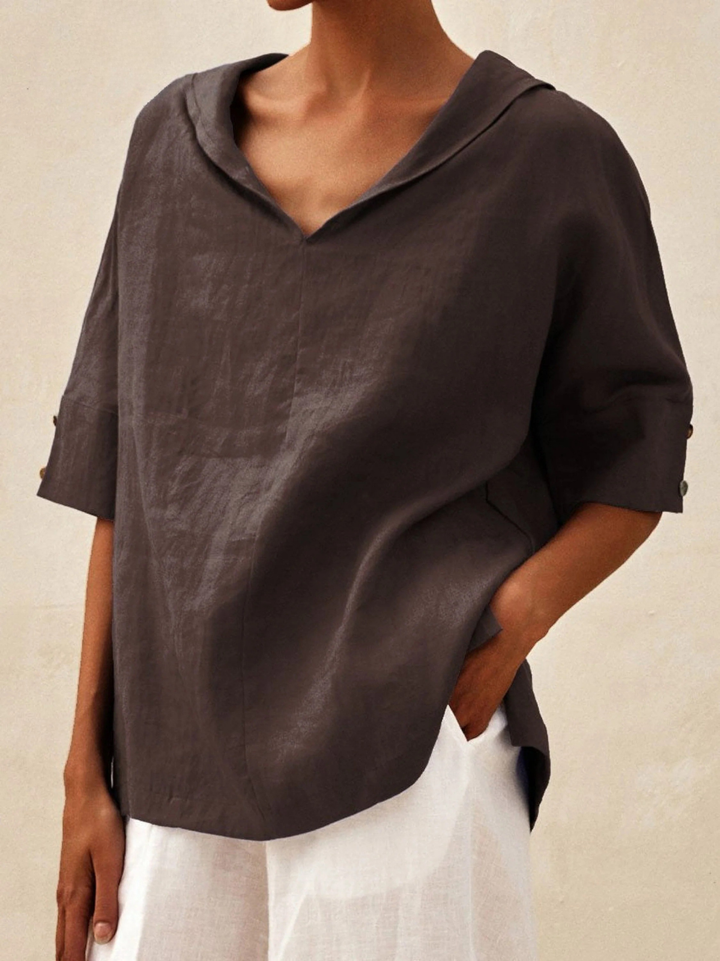 Women's Casual V-neck Shirt