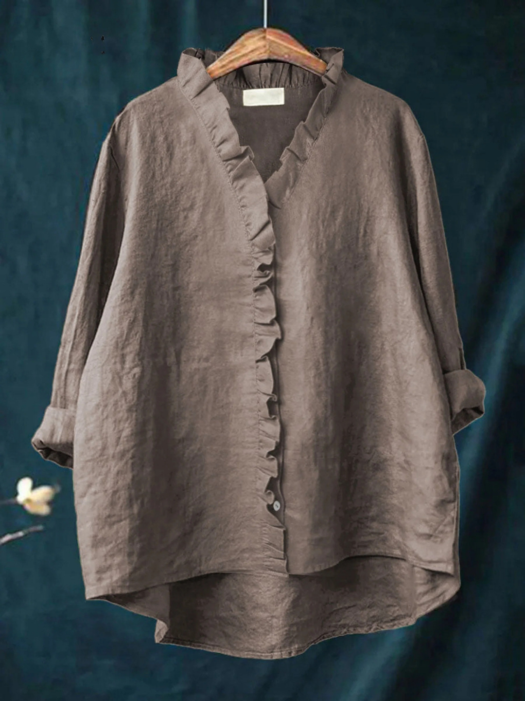 Women's Casual Ruffle Shirt