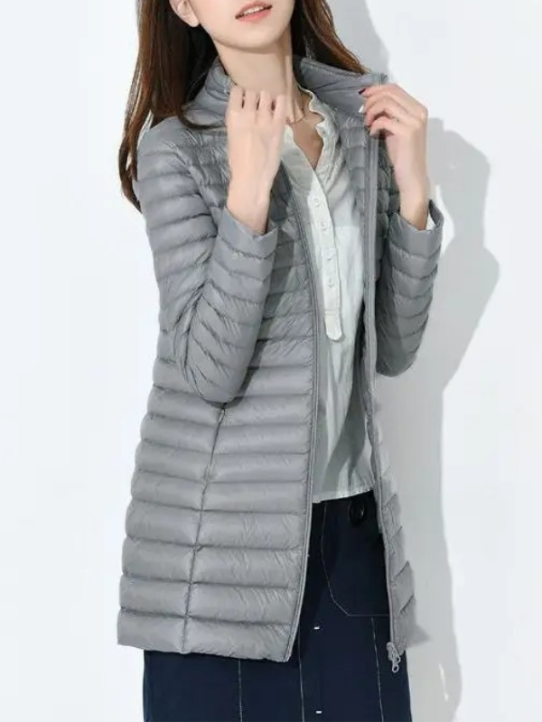 Custom-Fit Lightweight Down Jacket for Women