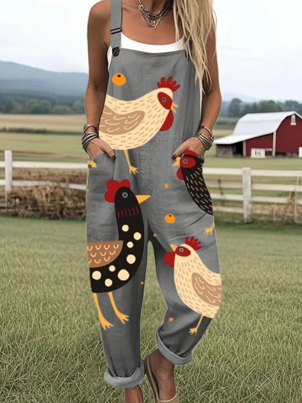 Diane | Playful Print Jumpsuit