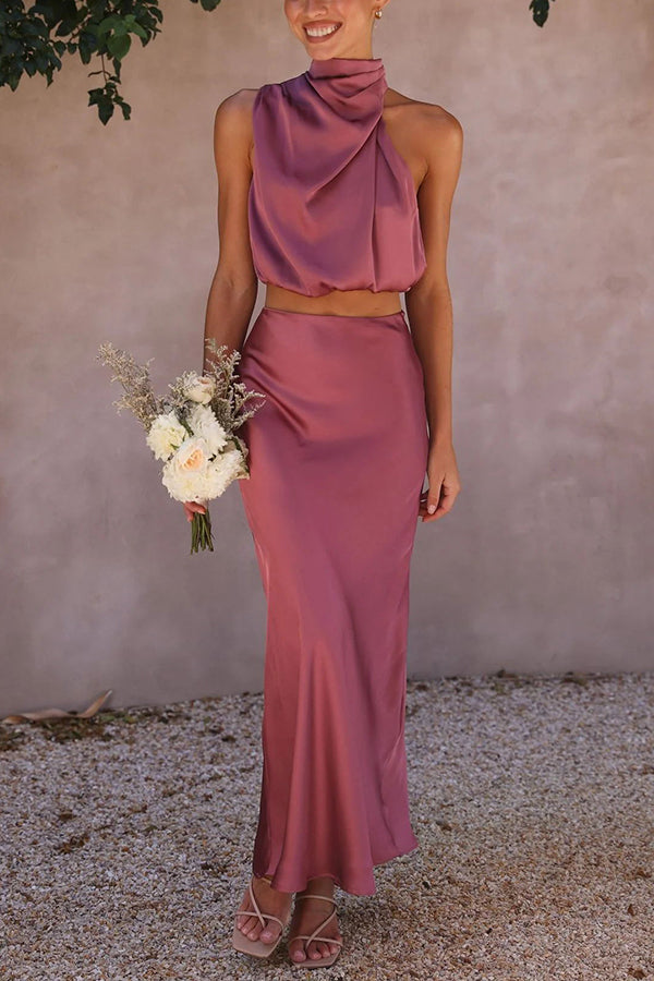 Inaia - Elegant Long Skirt Ensemble