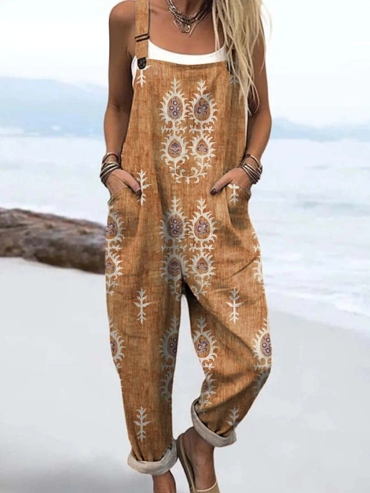 Janet | Floral Pattern Jumpsuit