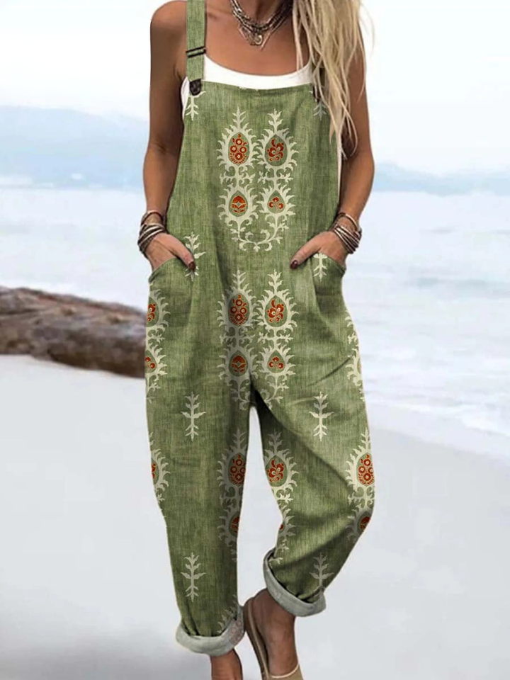 Janet | Floral Pattern Jumpsuit