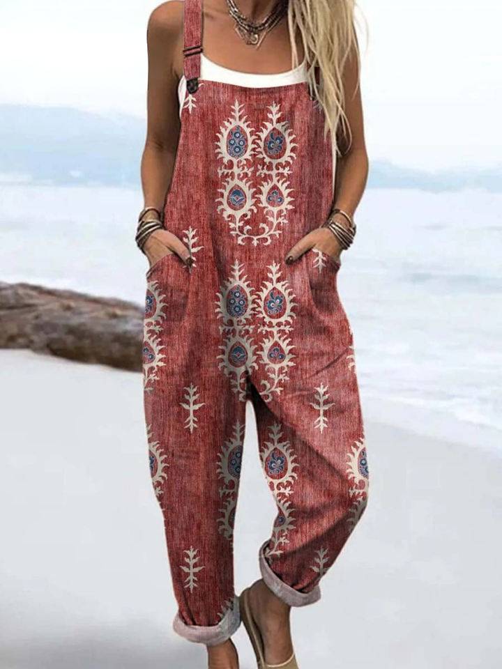 Janet | Floral Pattern Jumpsuit