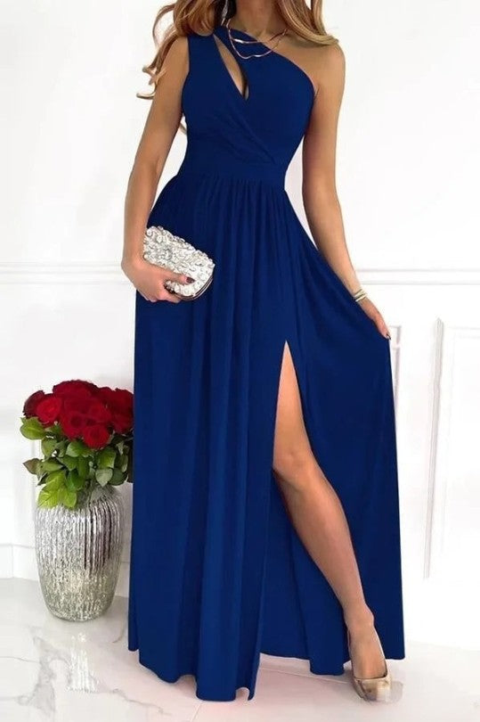 Elegant One-Shoulder Evening Dress by Novella