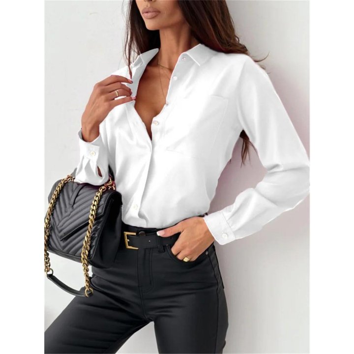 Els | Casual Long Sleeve Top with Relaxed Fit