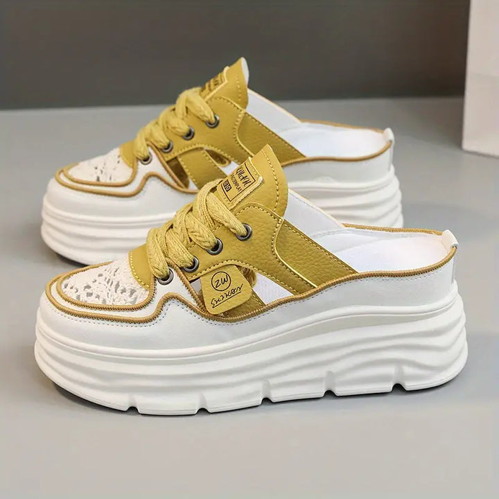 Airy Slip-On Platform Sneakers