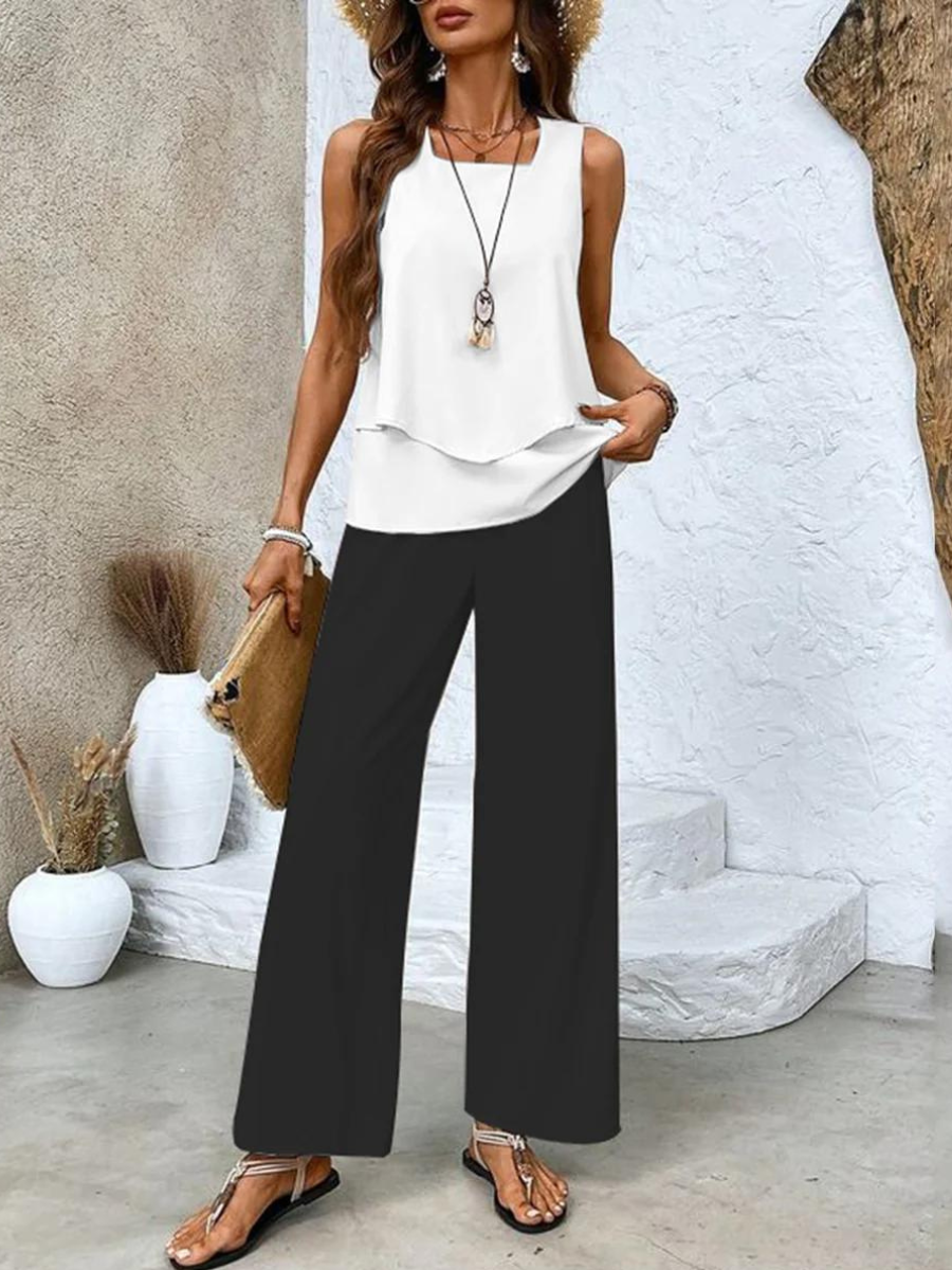 Stylish Two-Piece Summer Set