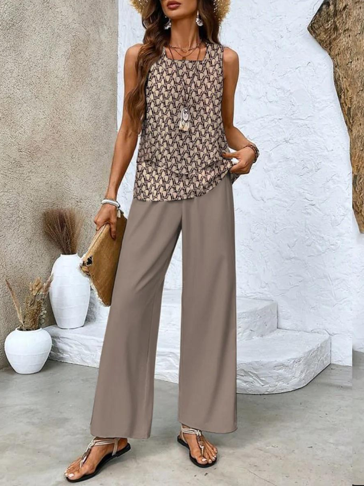 Stylish Two-Piece Summer Set