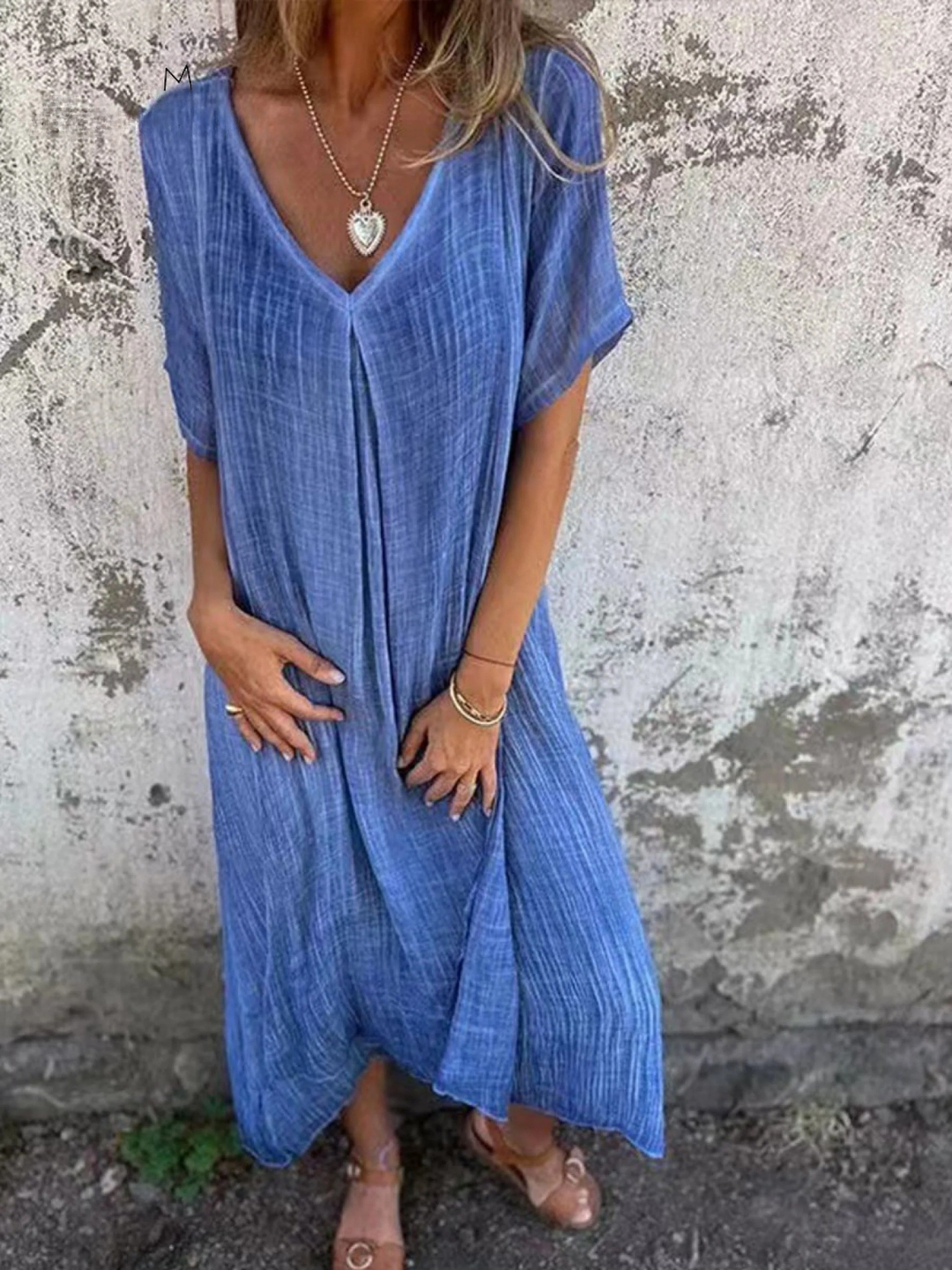 Stylish V-neck Dress
