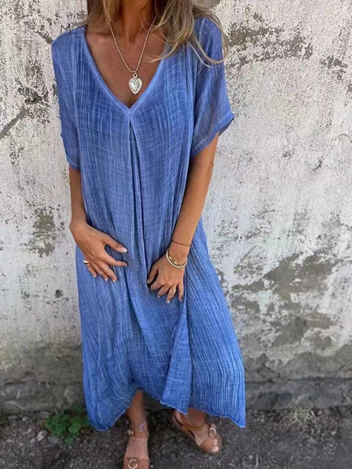 Stylish V-neck Dress