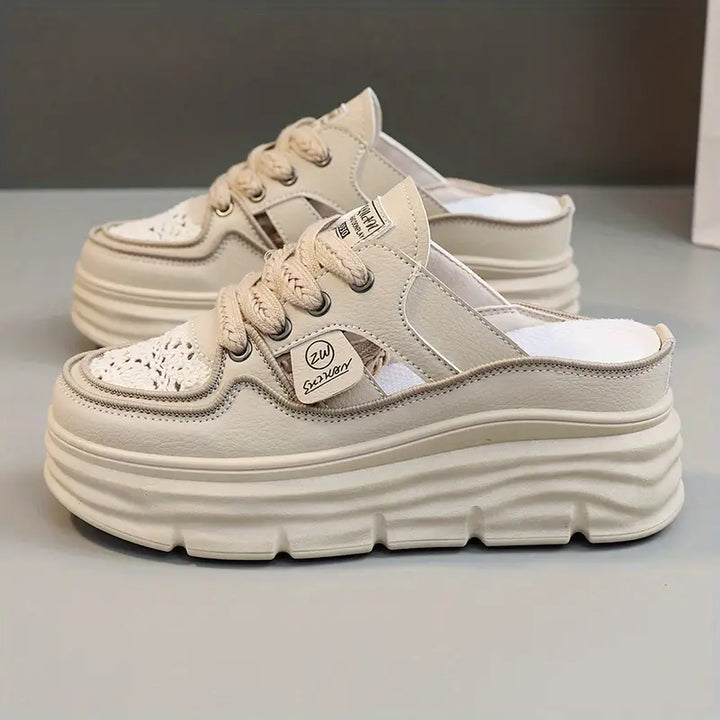 Airy Slip-On Platform Sneakers