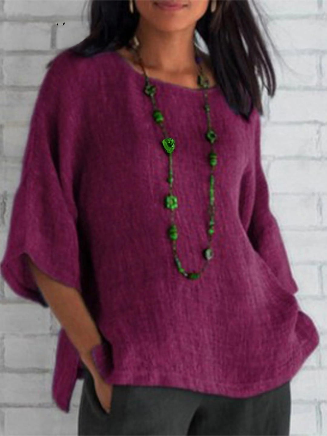 Crewneck Shirt Top