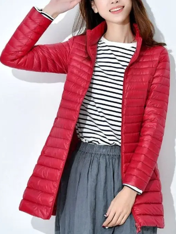 Custom-Fit Lightweight Down Jacket for Women