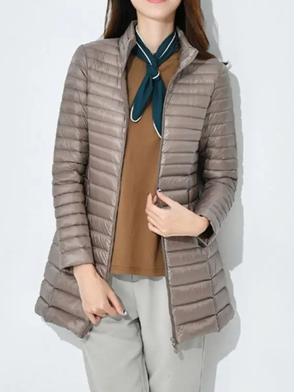 Custom-Fit Lightweight Down Jacket for Women