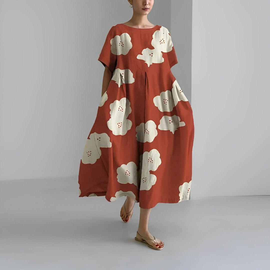 Bohemian Style Floral Dress
