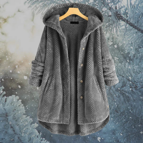 Stylish Hooded Fleece Jacket