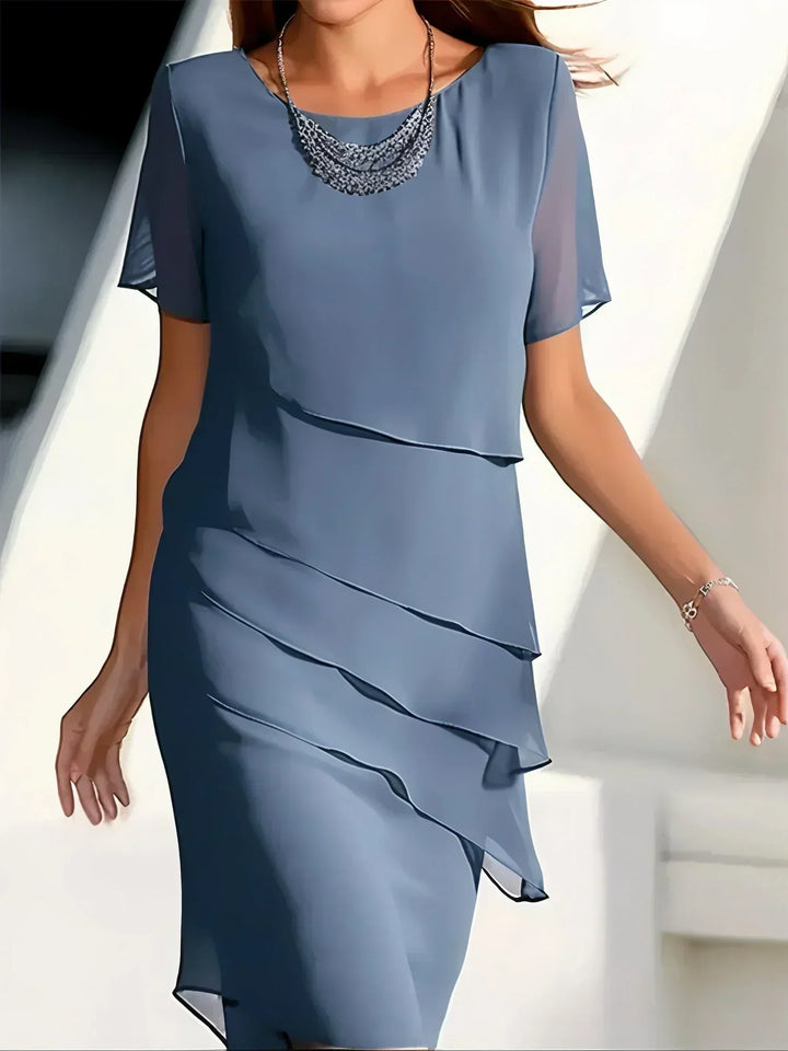 Graceful Chiffon Evening Dress