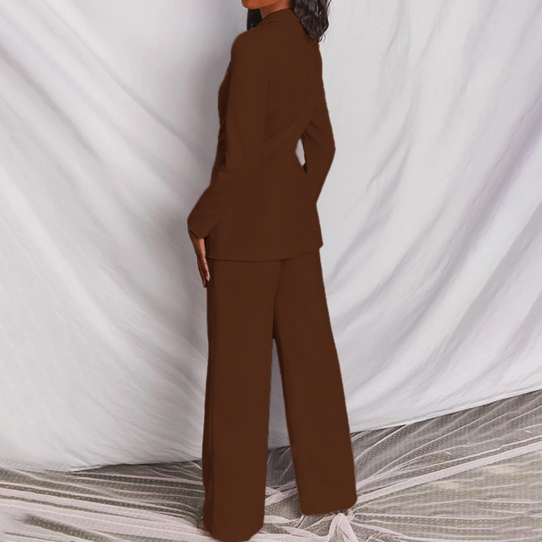 Hayley - Chic Women's Blazer and Trousers Set