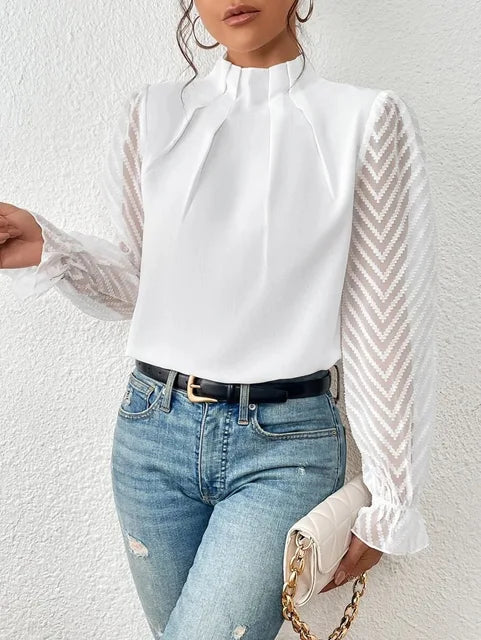 Fabiana - Elegant Long-Sleeve Top