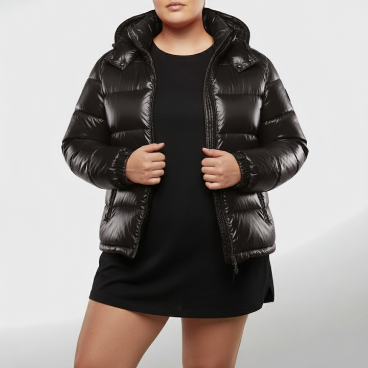 Plus Size Women's Comfortable Insulated Puffer Coat