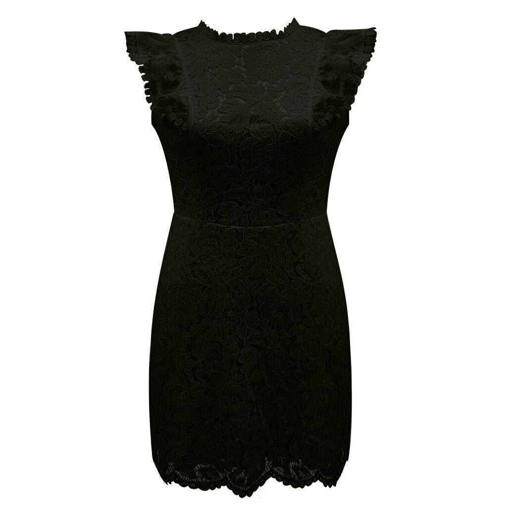Elegant Lace Evening Dress