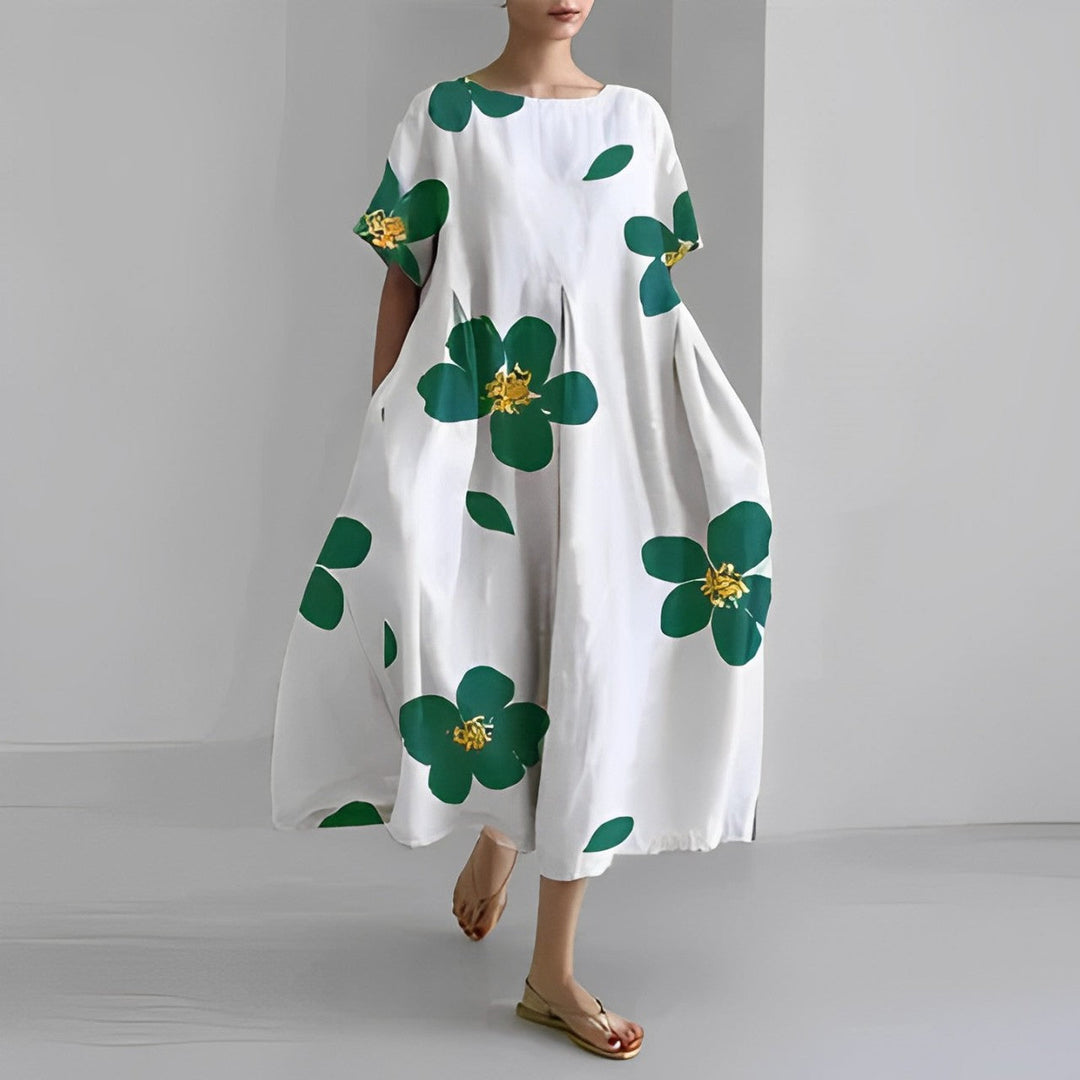 Bohemian Style Floral Dress
