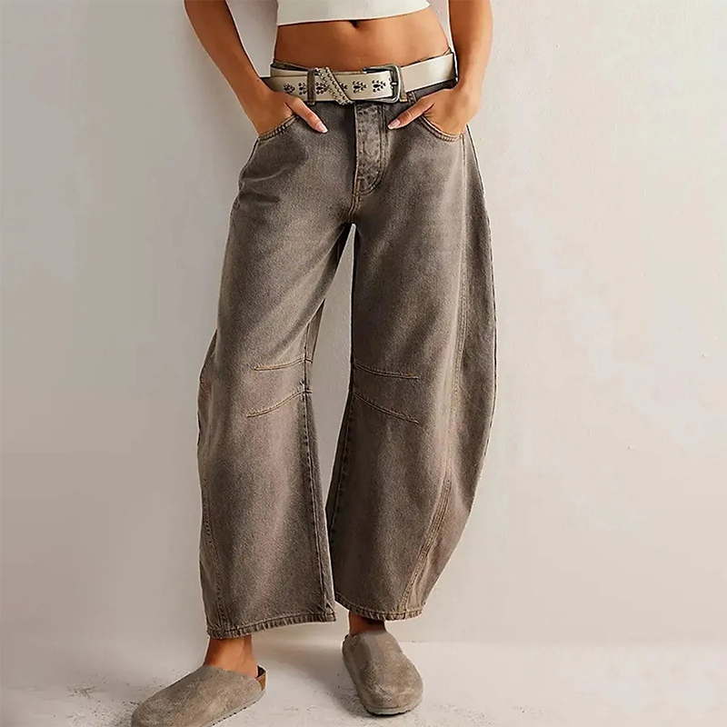 Deloise - Women's Relaxed Fit Wide-Leg Jeans for Ultimate Comfort