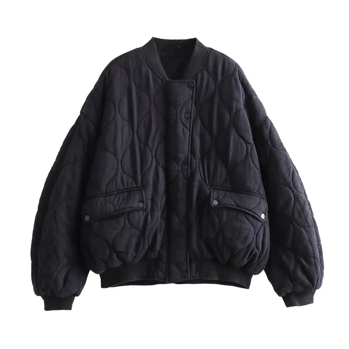 Destiny Cotton Jacket with Round Neck