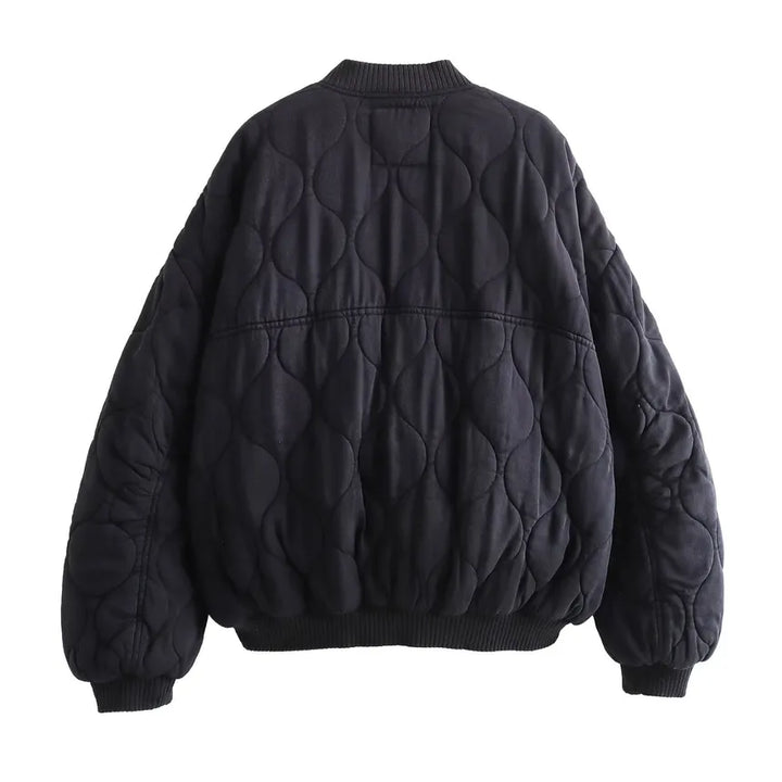 Destiny Cotton Jacket with Round Neck