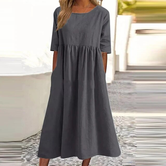 Odira - Stylish Cotton Dress