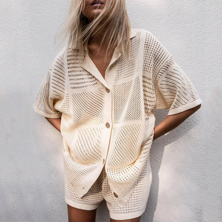 Rasia - Comfortable Crochet Top Ensemble