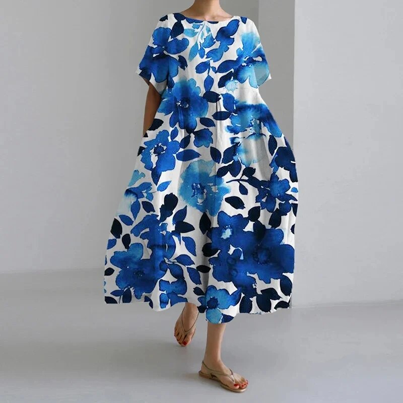 Bohemian Style Floral Dress