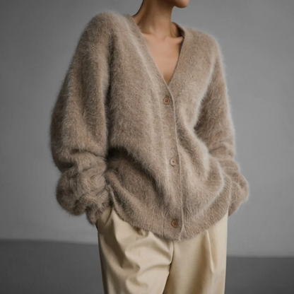 Stylish and Comfortable Women's Plush Cardigan