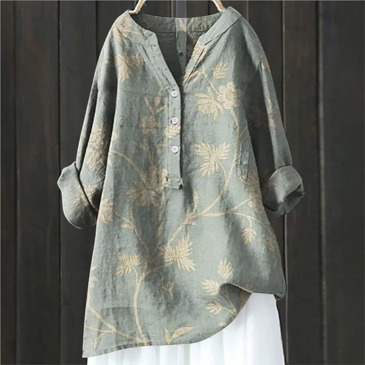 Easygoing Floral Print Top